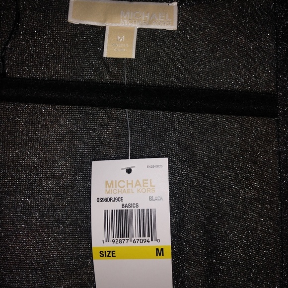 Michael Kors Metallic Shimmer Cardigan - Picture 2 of 4